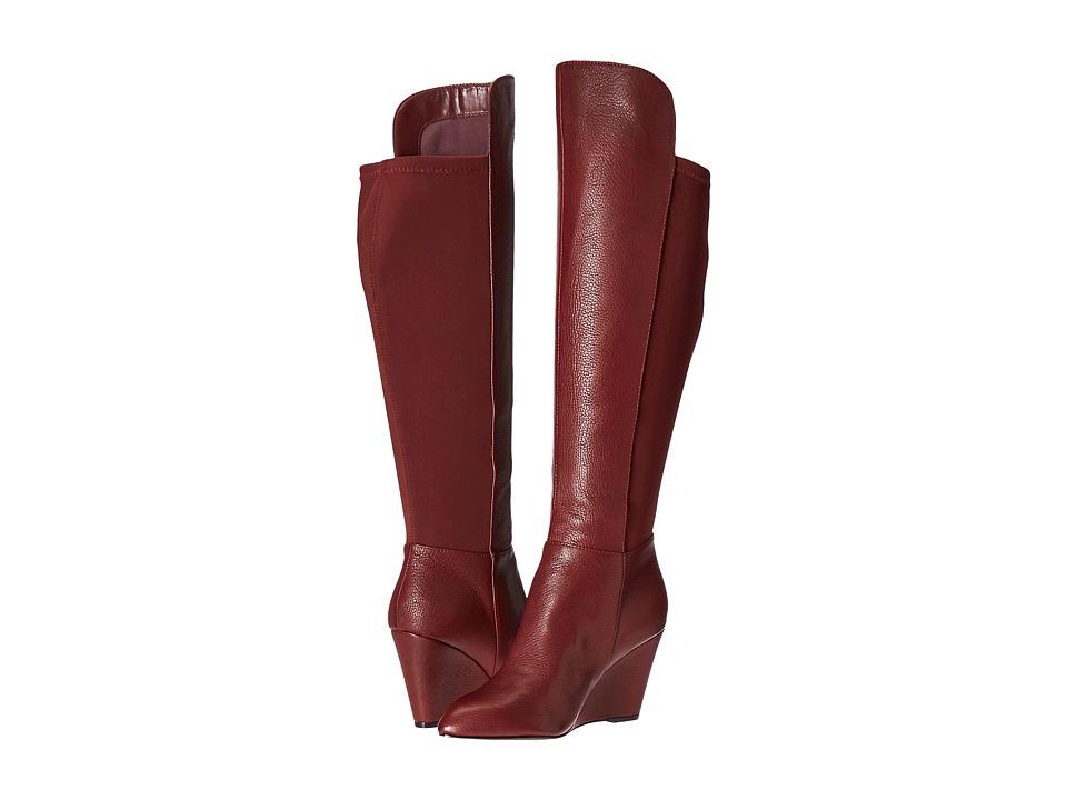 Charles by Charles David Ebony (Merlot Leather/Elastic) Women