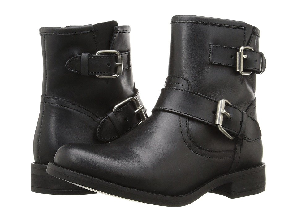 Steve Madden Cain (Black Leather) Women