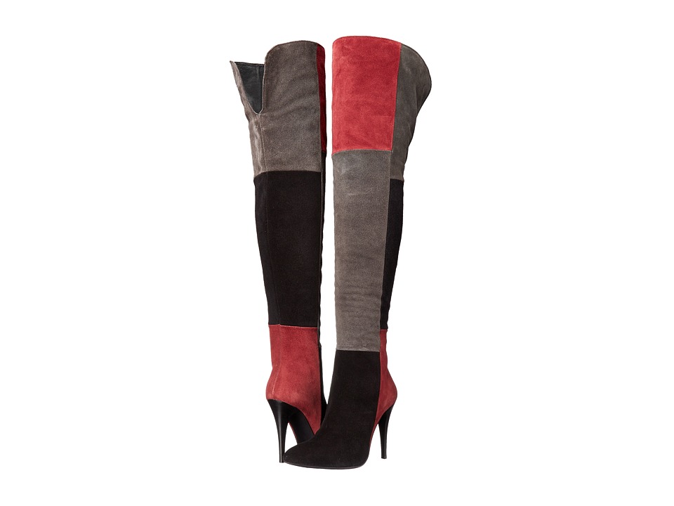 Charles by Charles David Charles David Kris (Black/Grey/Bordo Suede) Women