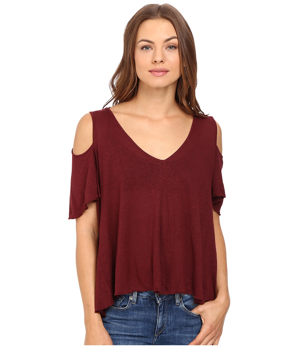 Free People Bittersweet Tee (Wine) Women