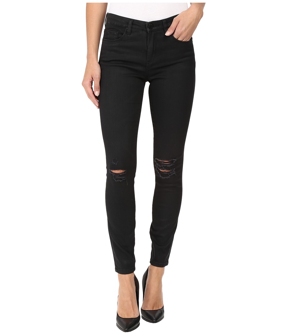 Blank NYC Black Coated Skinny in All Lacquered Up (All Lacquered Up) Women