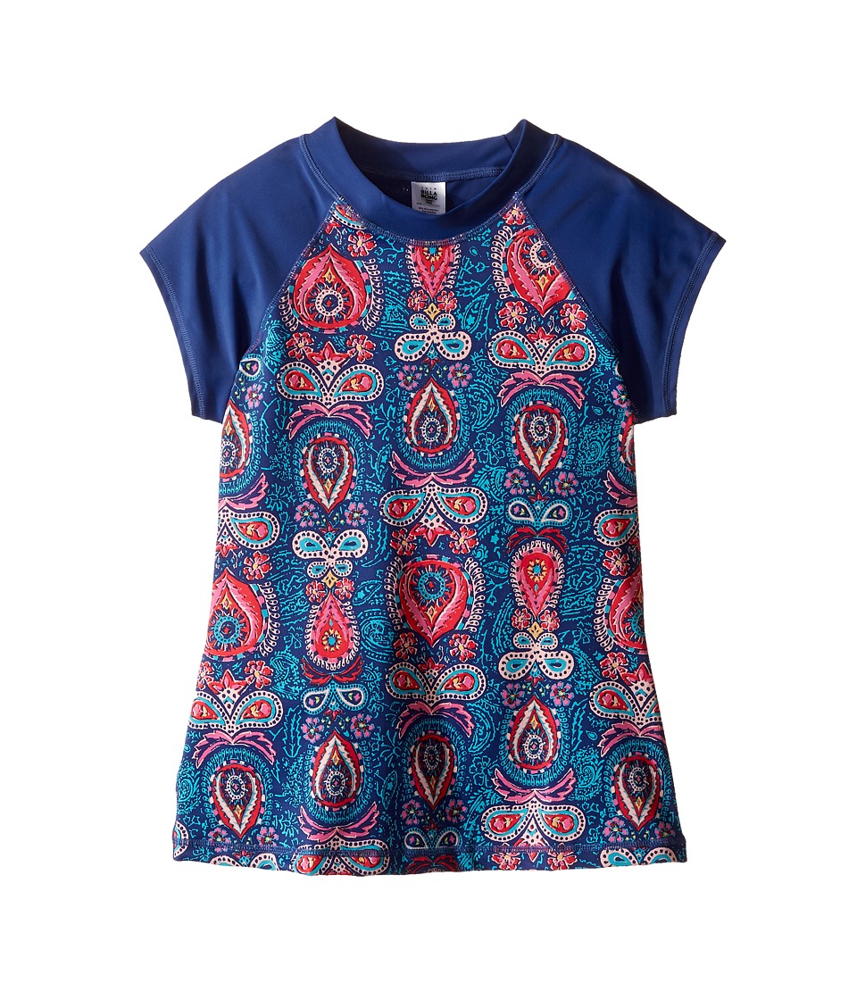 Billabong Kids Wave Peak Short Sleeve Rashguard (Little Kids/Big Kids) (Multi) Girl