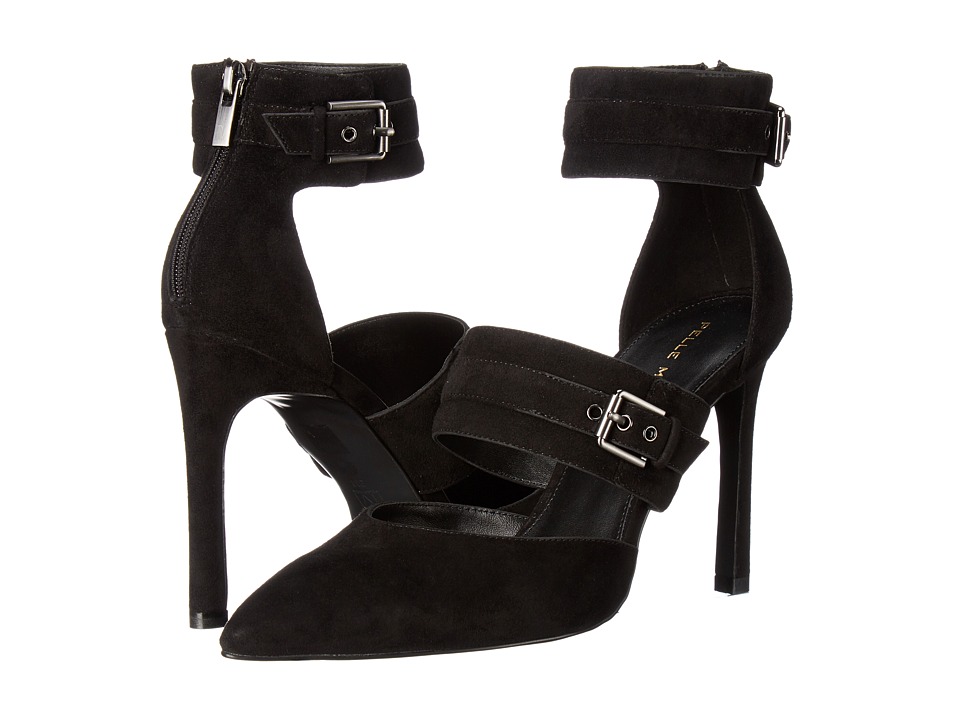 Pelle Moda Drift (Black Suede) High Heels