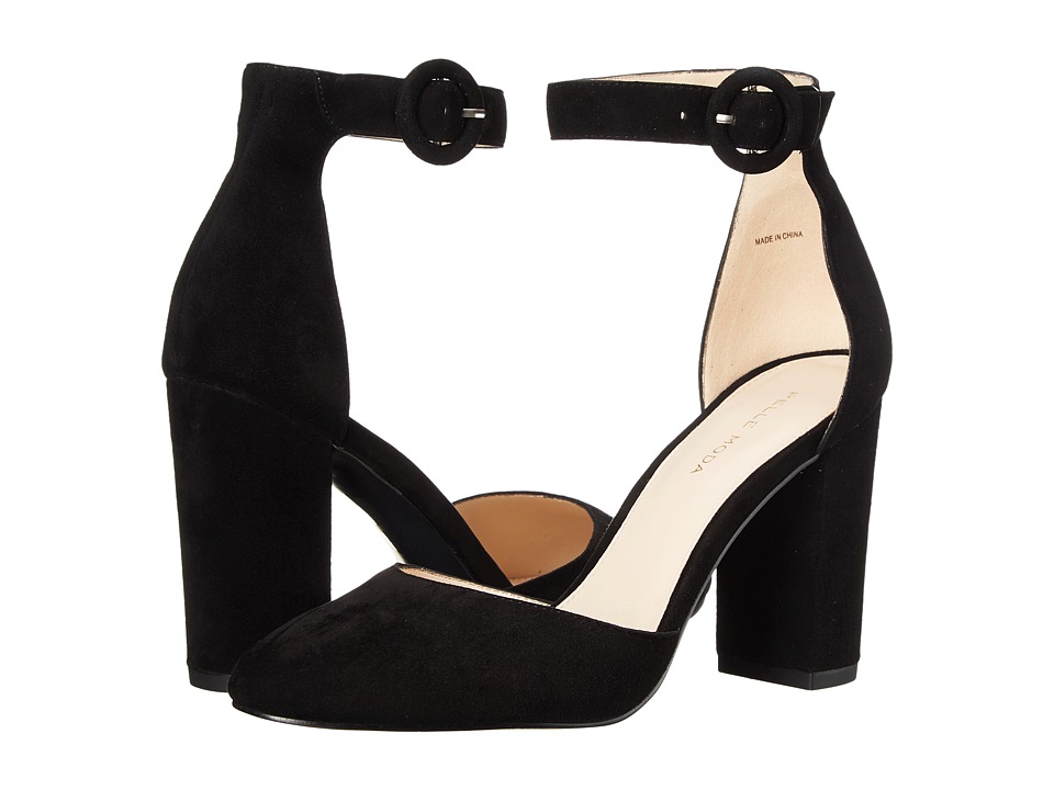 Pelle Moda Fritz (Black Suede) High Heels