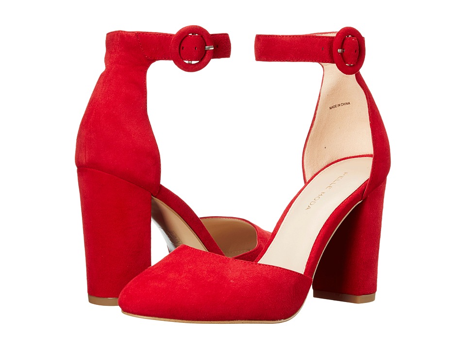 Pelle Moda Fritz (Lipstick Suede) High Heels