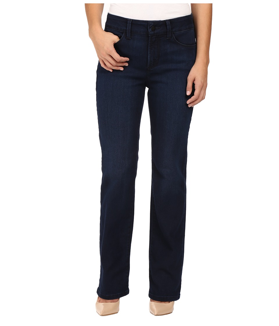 NYDJ Petite Petite Marilyn Straight Jeans in Future Fit Denim in Paris Nights Wash (Paris Nights Wash) Women