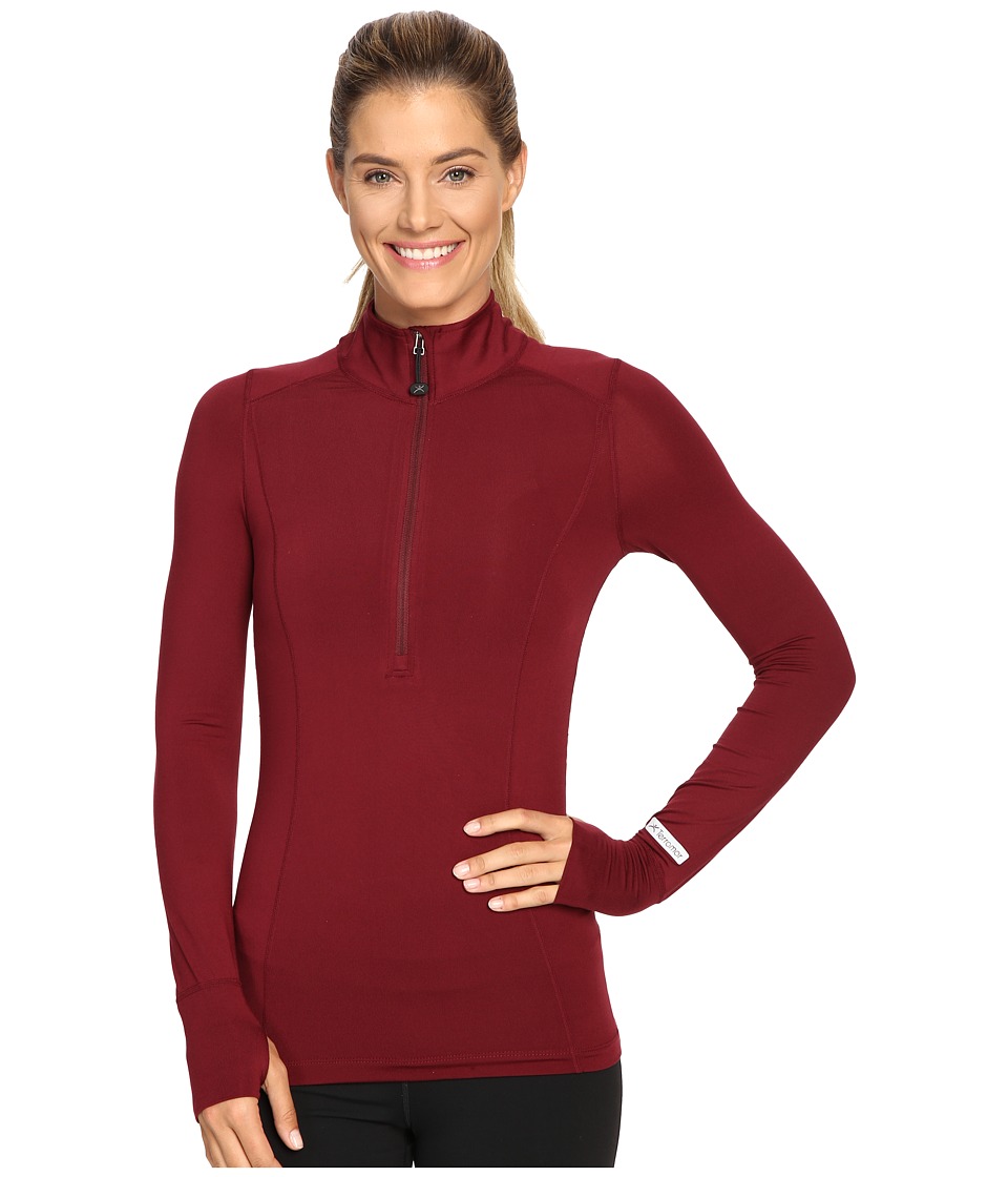 Terramar Cloudnine Performance 1/2 Zip W8216 (Merlot) Women