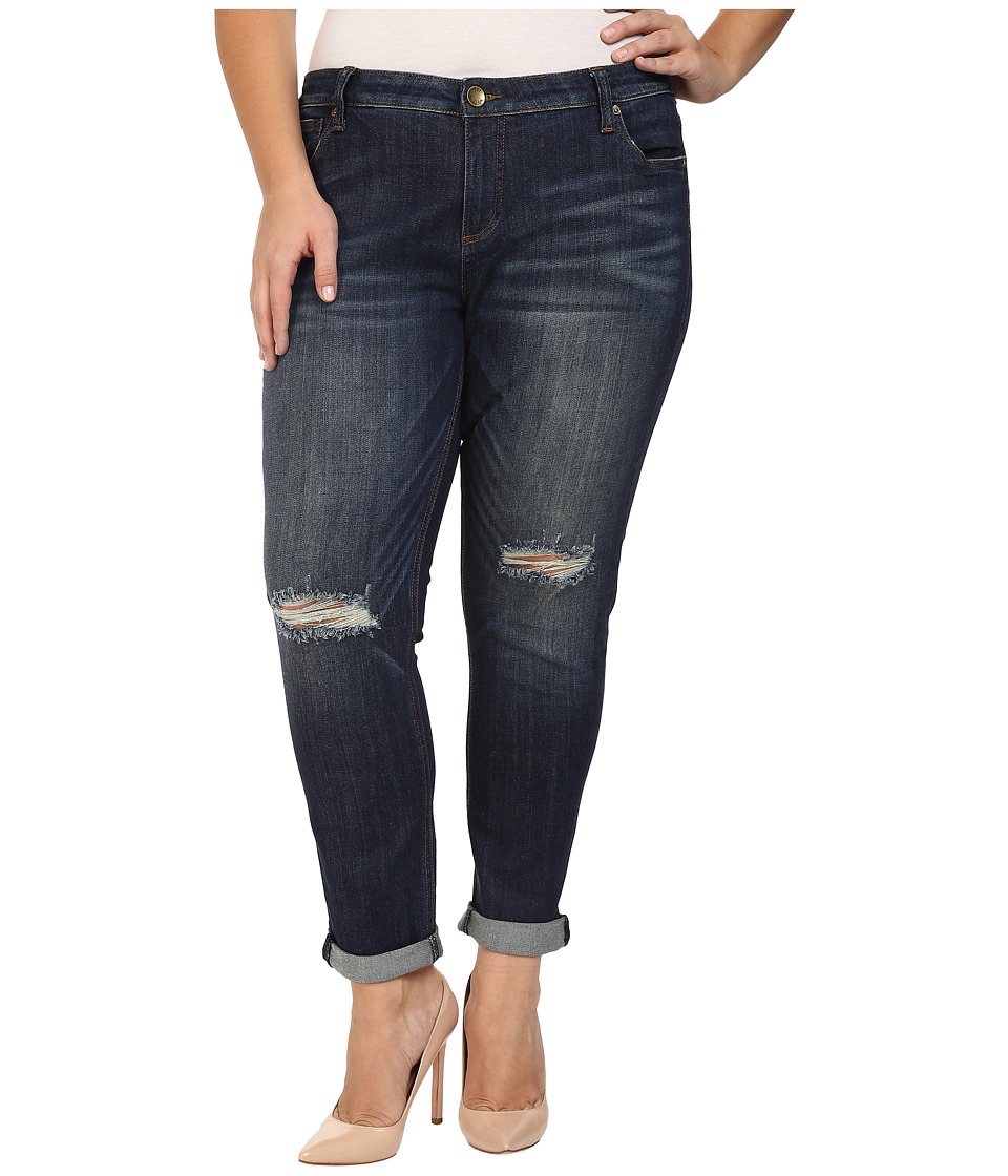 KUT from the Kloth Plus Size Catherine Slouchy Boyfriend Jeans in Commitment (Commitment) Women