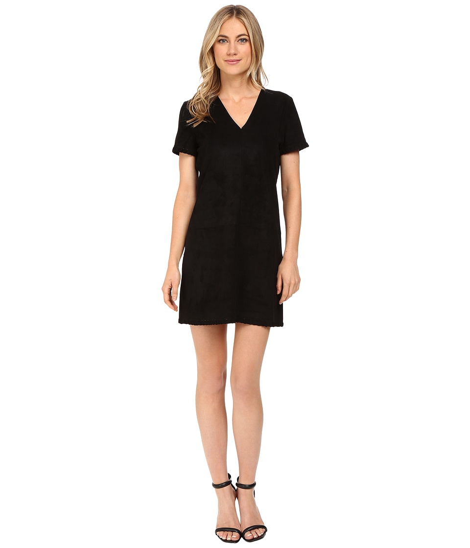CATHERINE Catherine Malandrino Sleeveless Suede Shift (Blackbird) Women