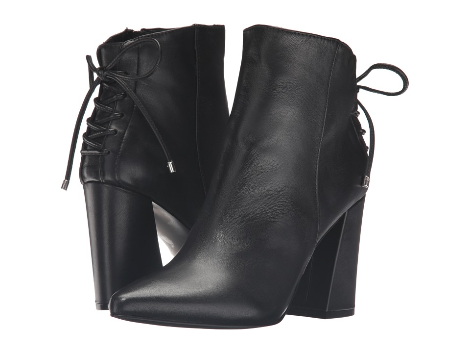Kristin Cavallari Siren Bootie (Black Leather) Women