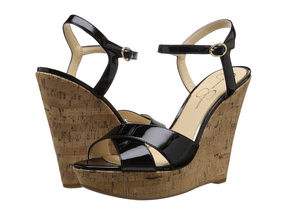 Jessica Simpson Isadoraa (Black Patent) Women