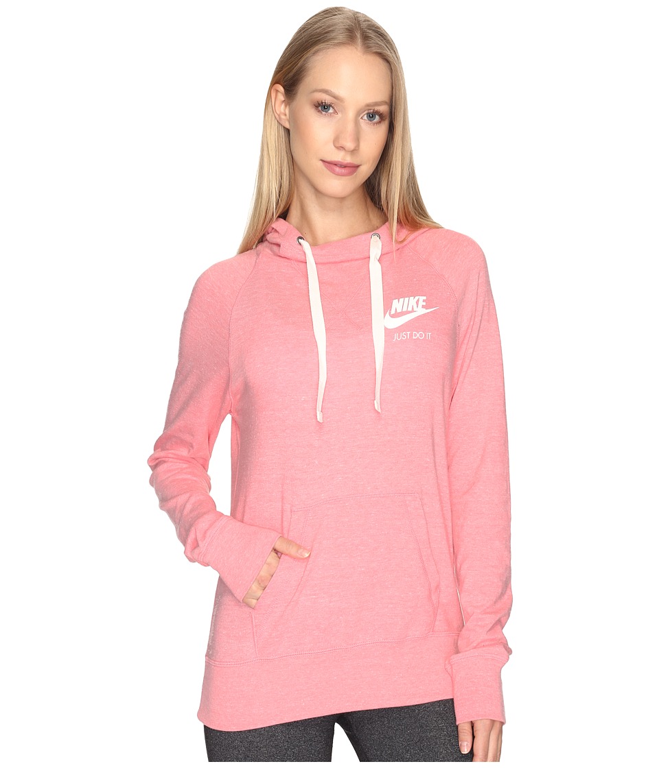 Nike Gym Vintage Hoodie (Bright Melon/Sail) Women