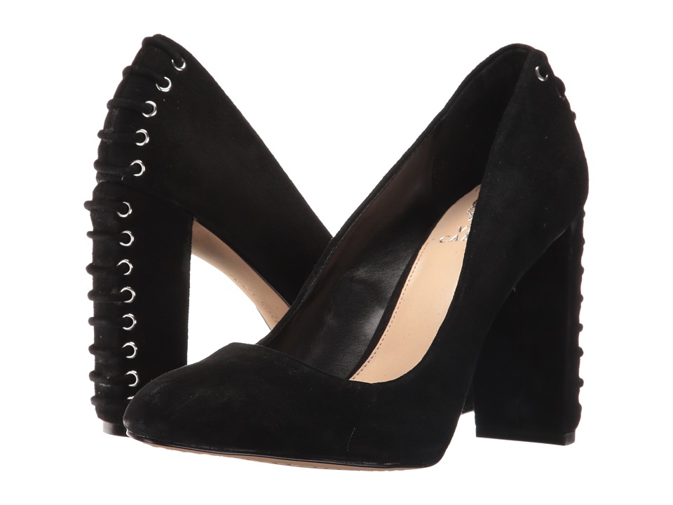 Vince Camuto Dallan (Black True Suede) High Heels