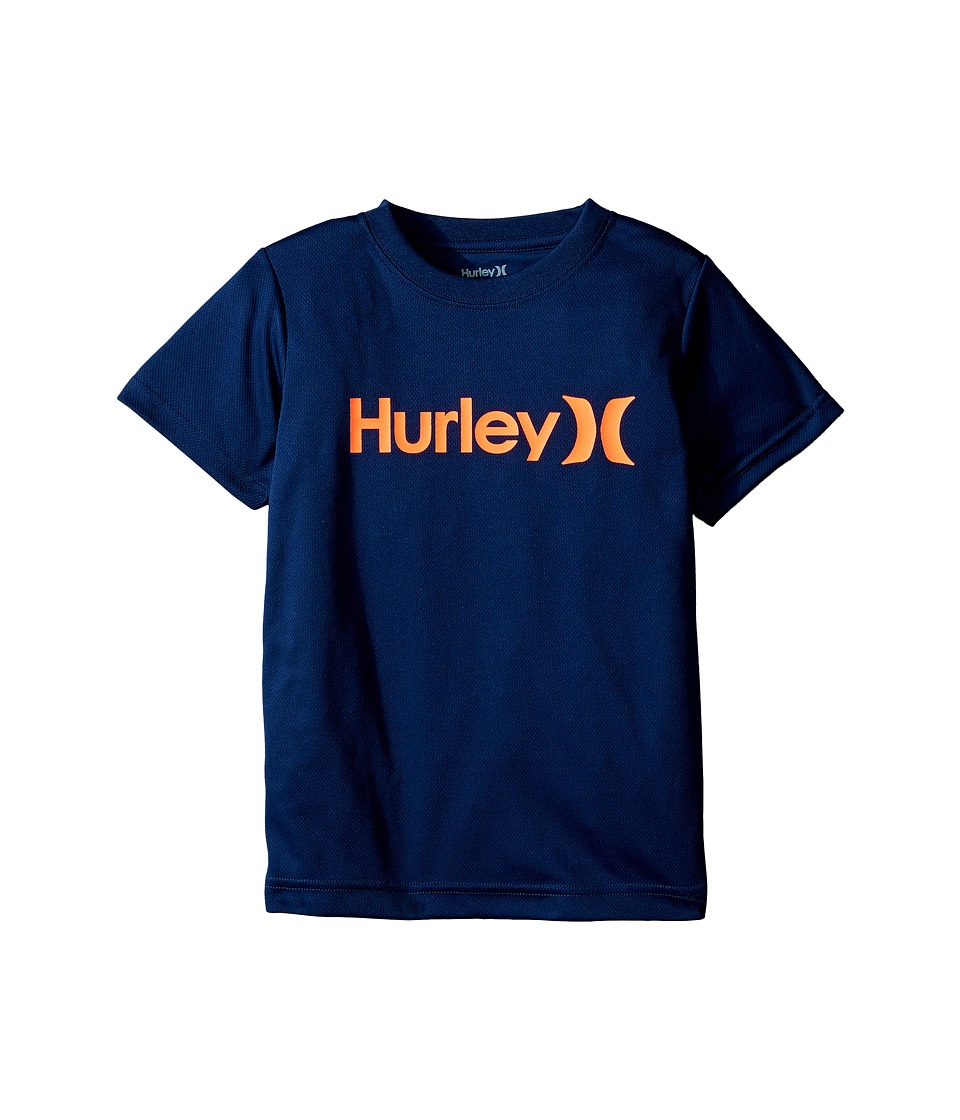 Hurley Kids Dri Fit Tee (Little Kids) (Midnight Navy) Boy