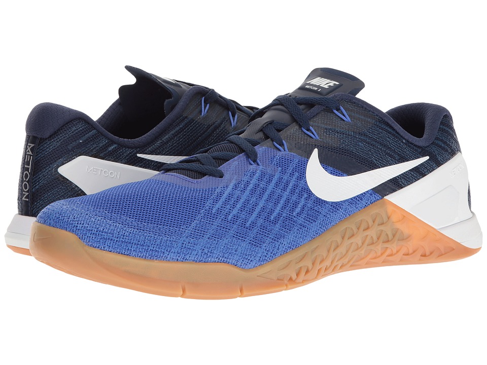 Nike Metcon 3 (Paramount Blue/White/Binary Blue/Gum Medium Brown) Men