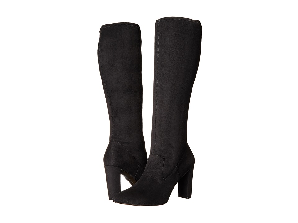 Adrienne Vittadini Nanni (Black Microsuede Stretch) Women