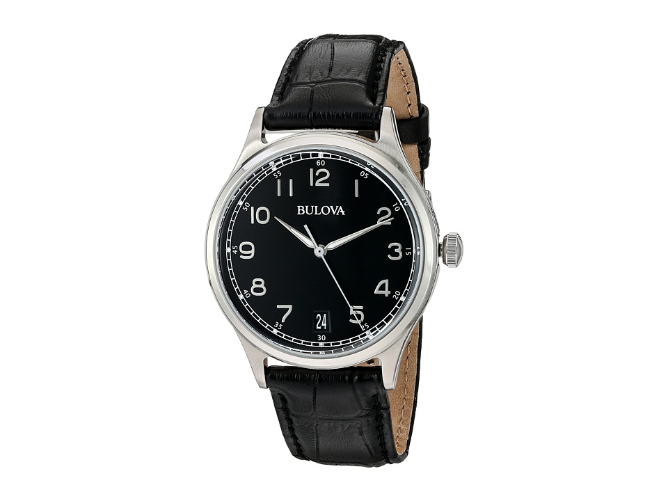 UPC 042429529588 product image for Bulova - Classic - 96B233 (Black/Stainless Steel) Watches | upcitemdb.com