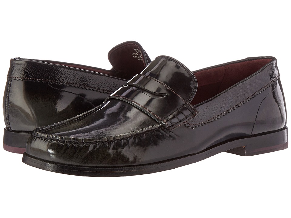 Ted Baker Rommeo (Dark Grey Burnished Leather) Men