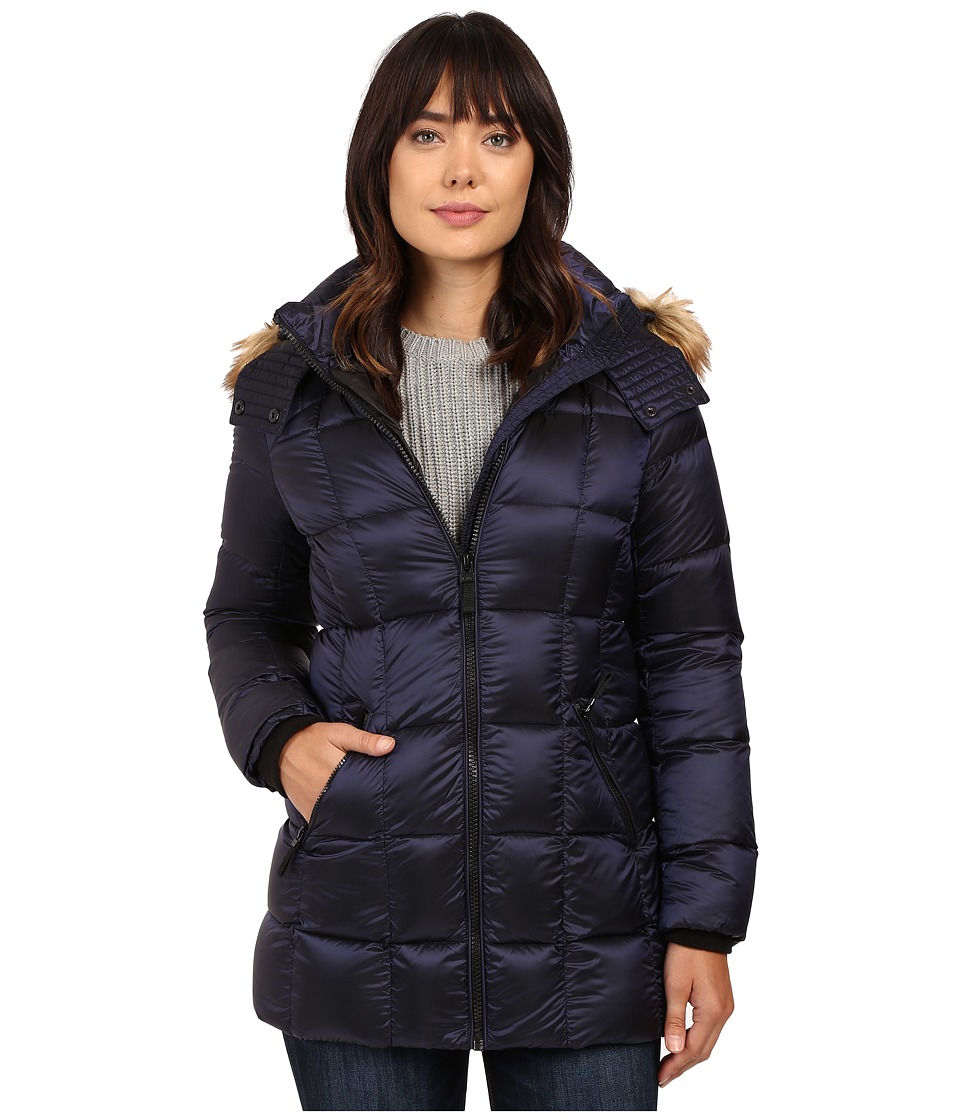 Marc New York by Andrew Marc Maddy 30 Metallic Down Jacket (Royal Blue) Women