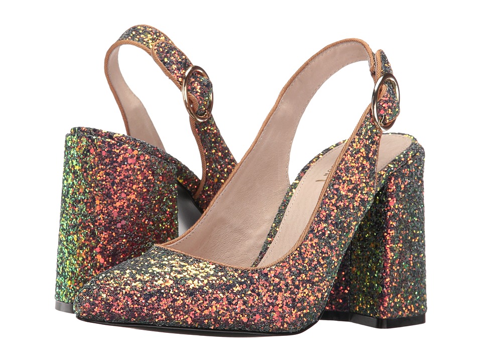 Shellys London Chester (Peacock Glitter) High Heels