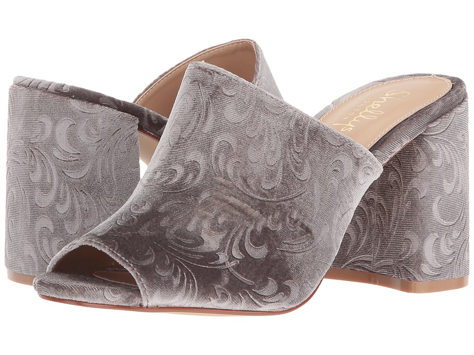 Shellys London Dalia (Grey Velvet) High Heels