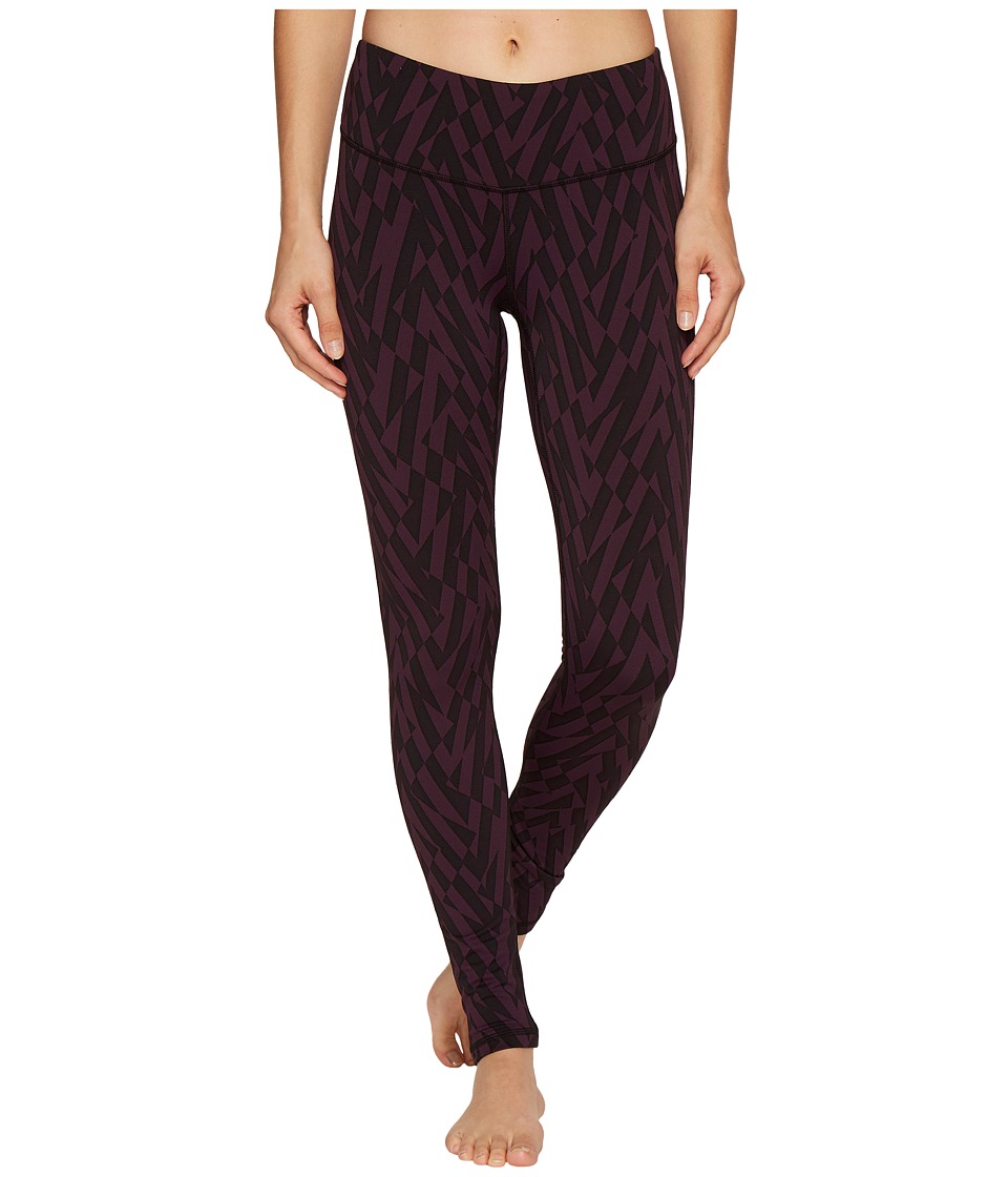 Lucy Studio Hatha Leggings (Lucy Black/Blackberry Geo Jacquard) Women