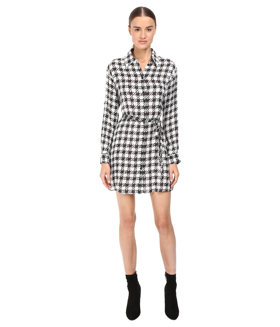 McQ Waist Tie Tunic (Black/White) Women