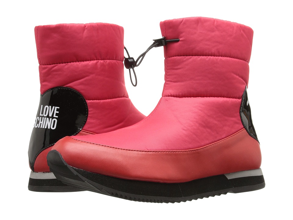 LOVE Moschino Ankle Snow Boot (Red) Women