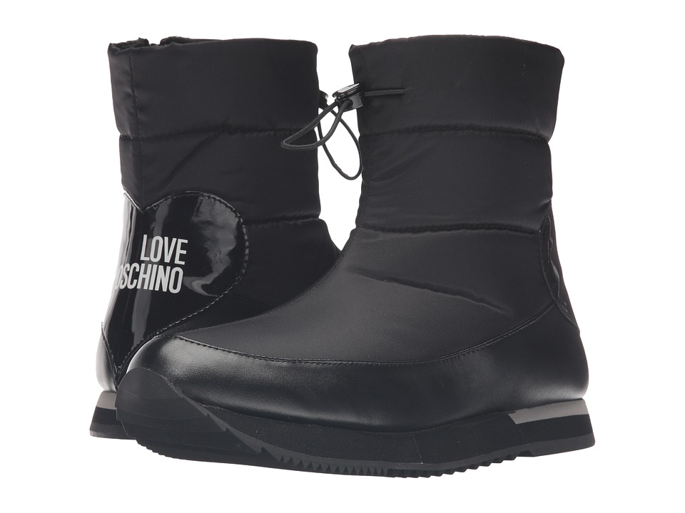 LOVE Moschino Ankle Snow Boot (Black) Women