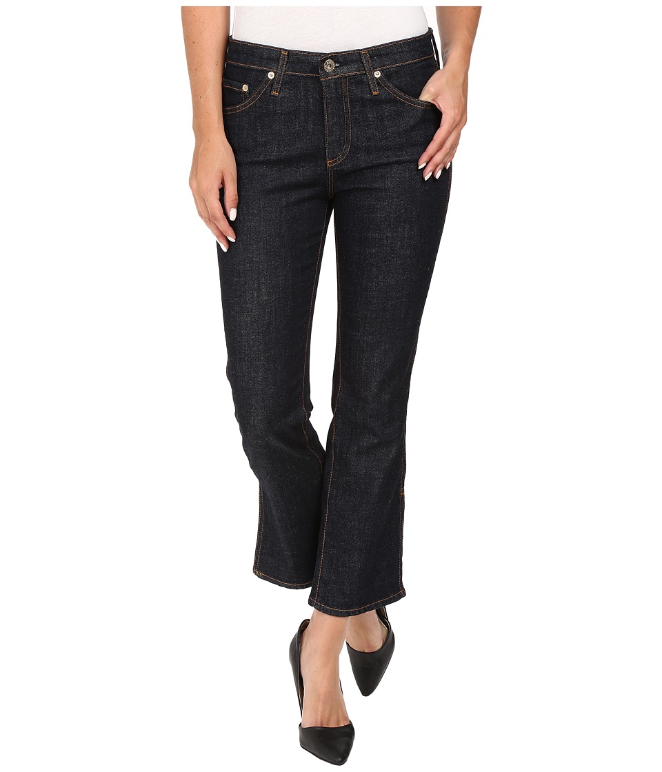AG Adriano Goldschmied Jodi Crop Side Slit in Lacquer (Lacquer) Women