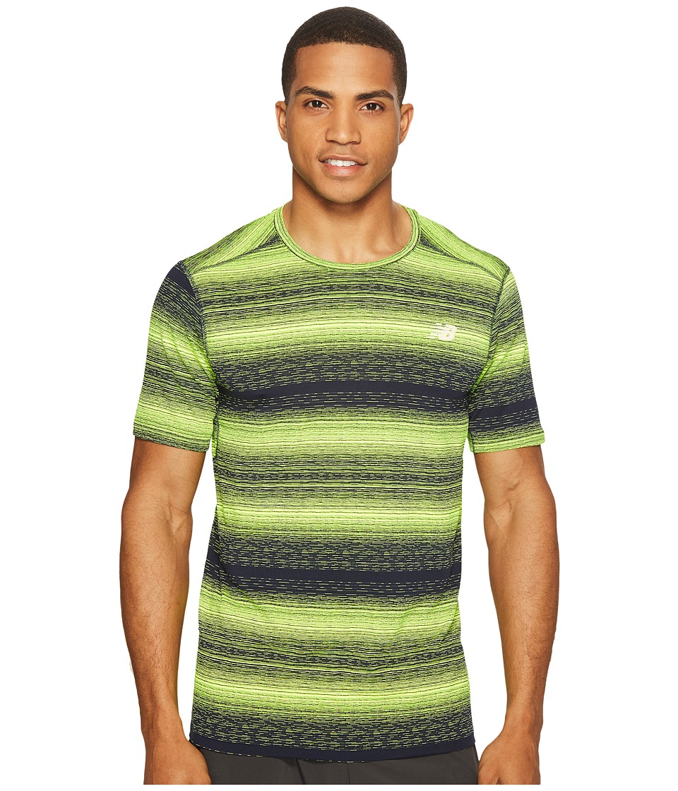 New Balance Kairosport Tee (Hi-Lite Heather/Pigment) Men