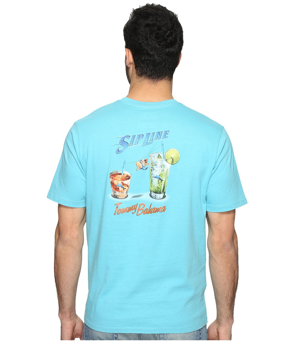 Tommy Bahama Sip Line Tee (Maui Blue) Men