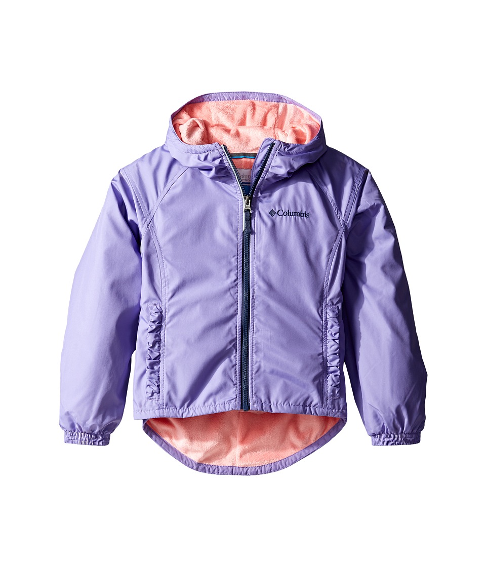 Columbia Kids Ethan Pondtm Jacket (Little Kids/Big Kids) (Paisley Purple/Sorbet) Girl
