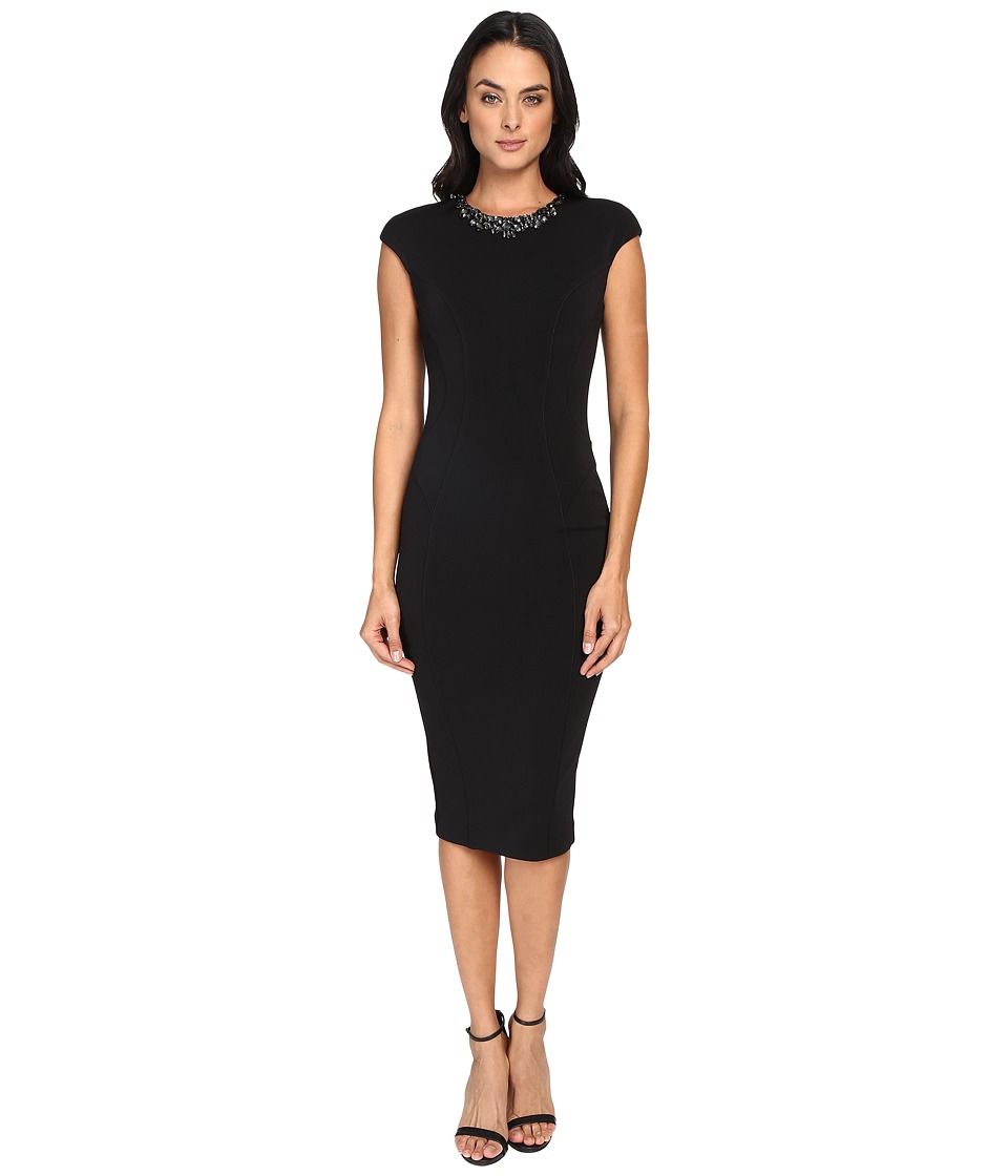 Ted Baker Dardee Embellished Bodycon Dress (Black) Women