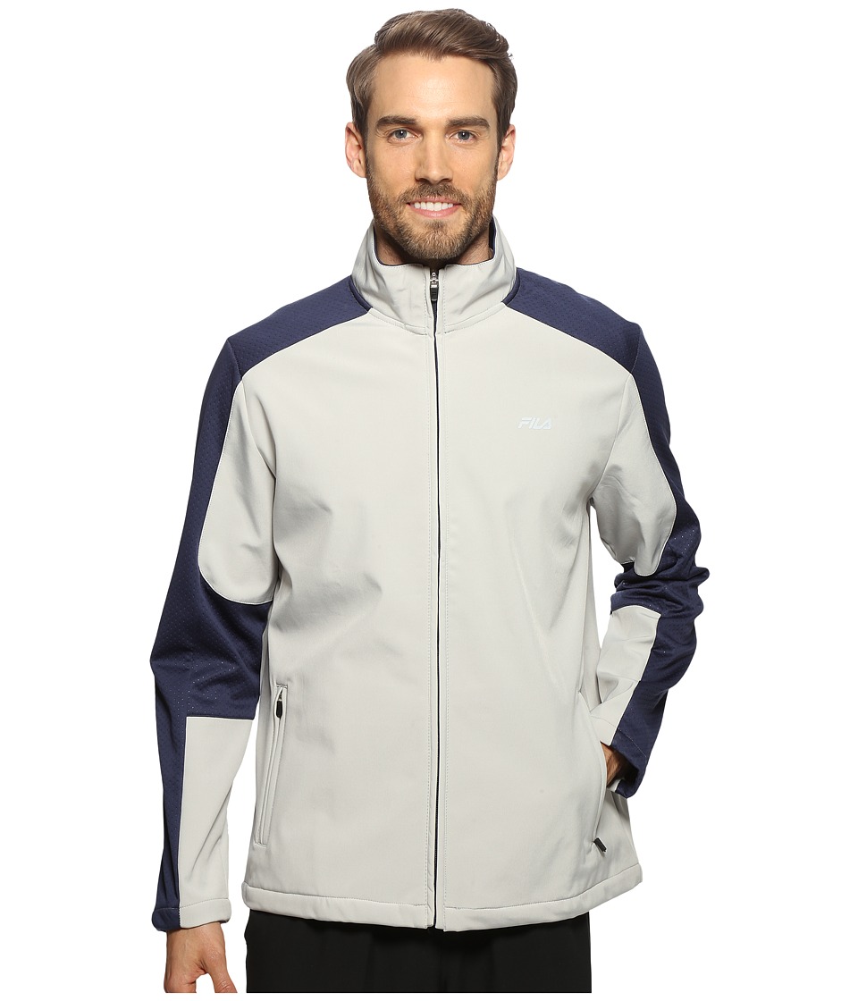Fila Smart Bonded Jacket (High-Rise/Navy) Men