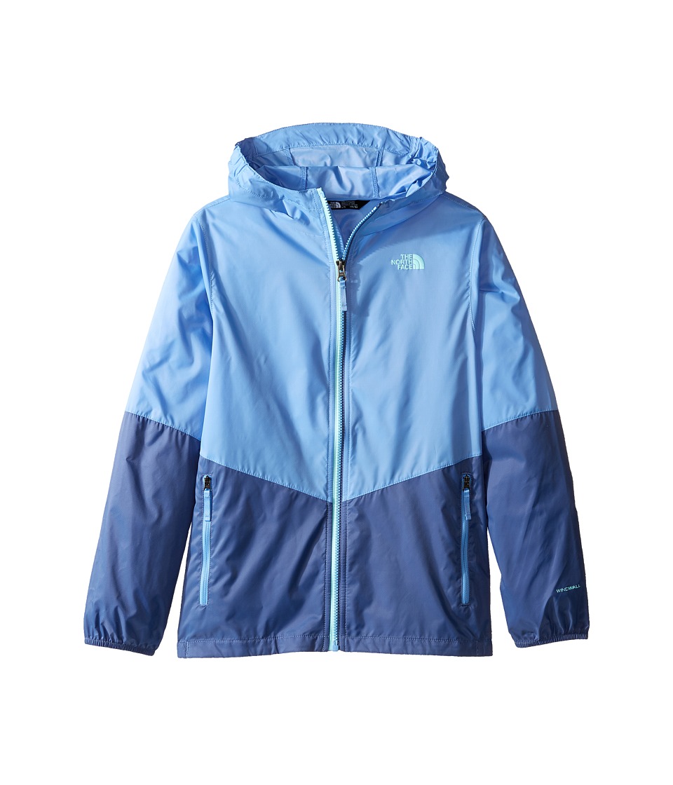 The North Face Kids Flurry Wind Hoodie (Little Kids/Big Kids) (Provence Blue/Coastal Fjord Blue (Prior Season)) Girl