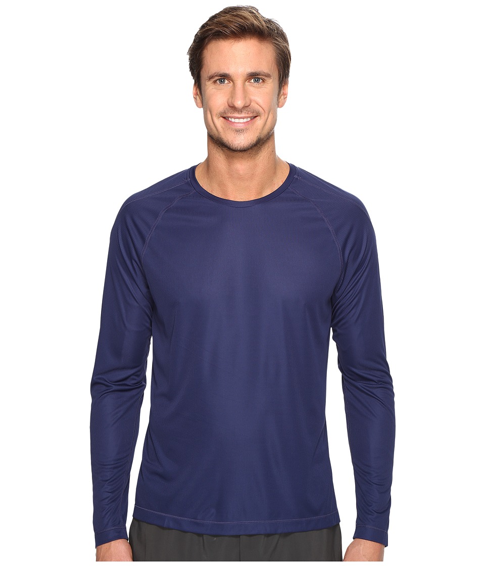 ASICS Long Sleeve Crew (Indigo Blue) Men