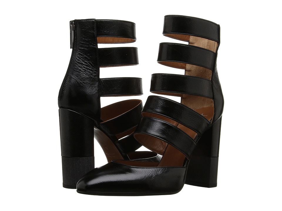 Aquatalia Emme (Black Crinkled Calf) Women