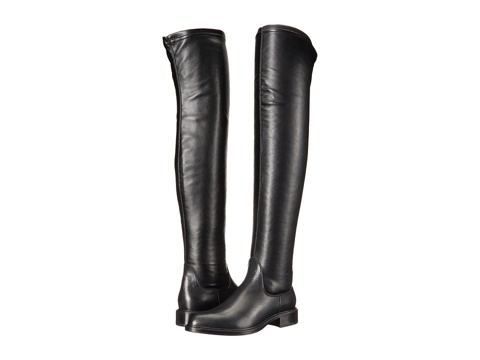 Aquatalia Gisele (Black Calf/Stretch Nappa) Women