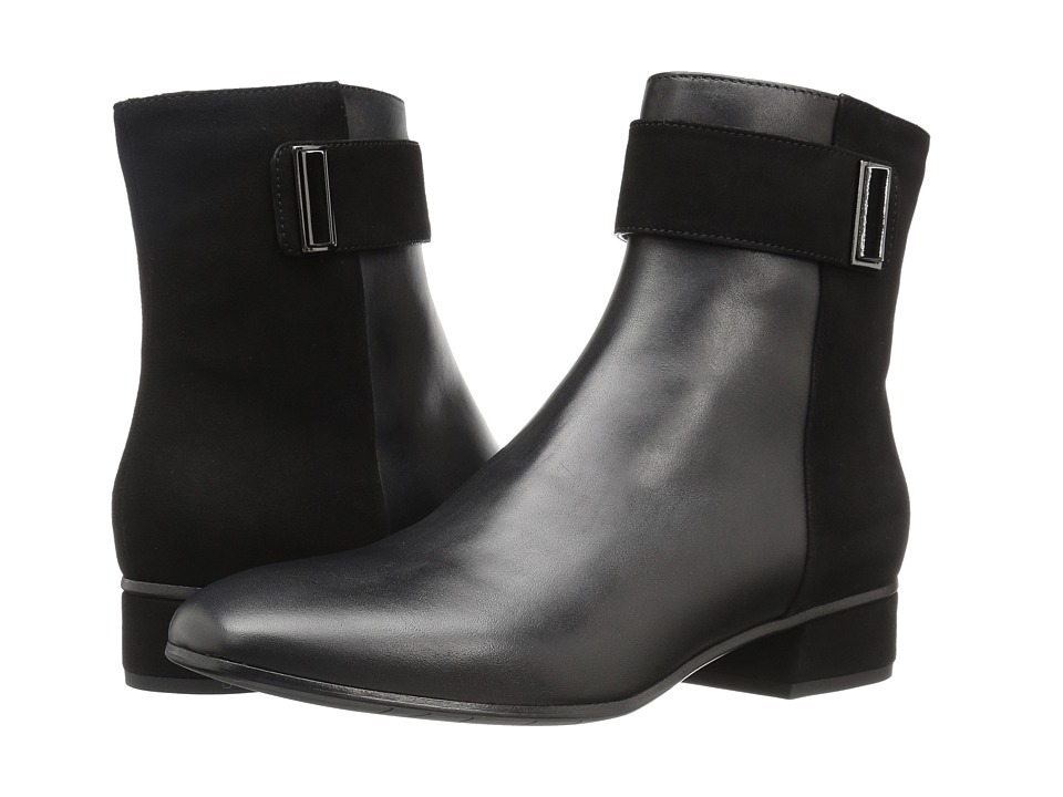Aquatalia Lupita (Black Calf/Suede Combo) Women