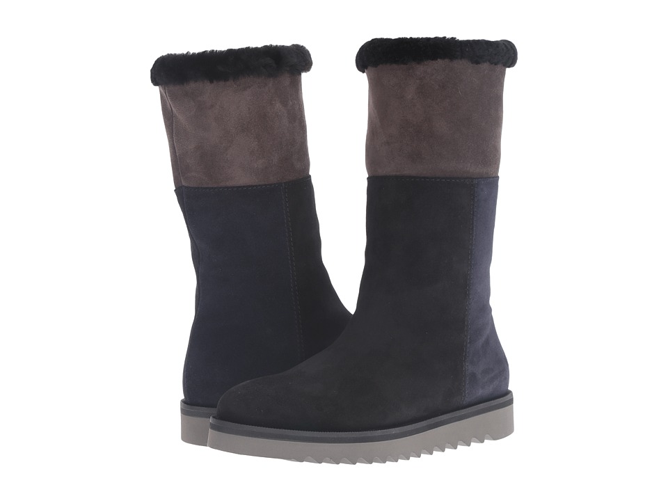 Aquatalia Paulina (Black Combo Suede) Women