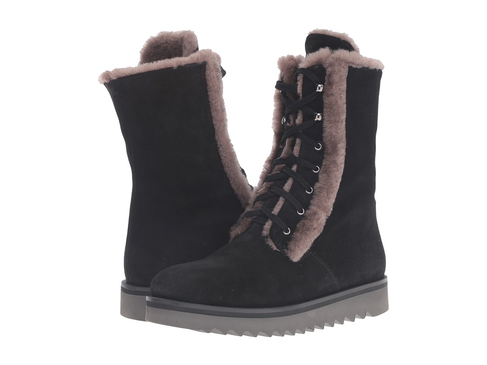 Aquatalia Payton (Black Suede) Women