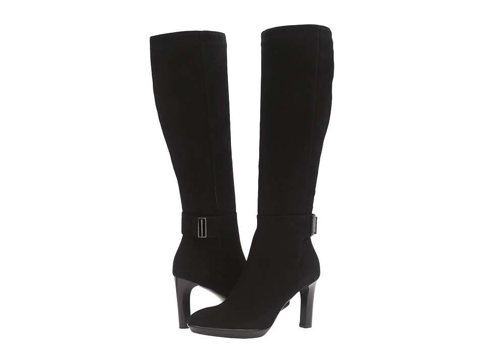 Aquatalia Regan (Black Suede) Women