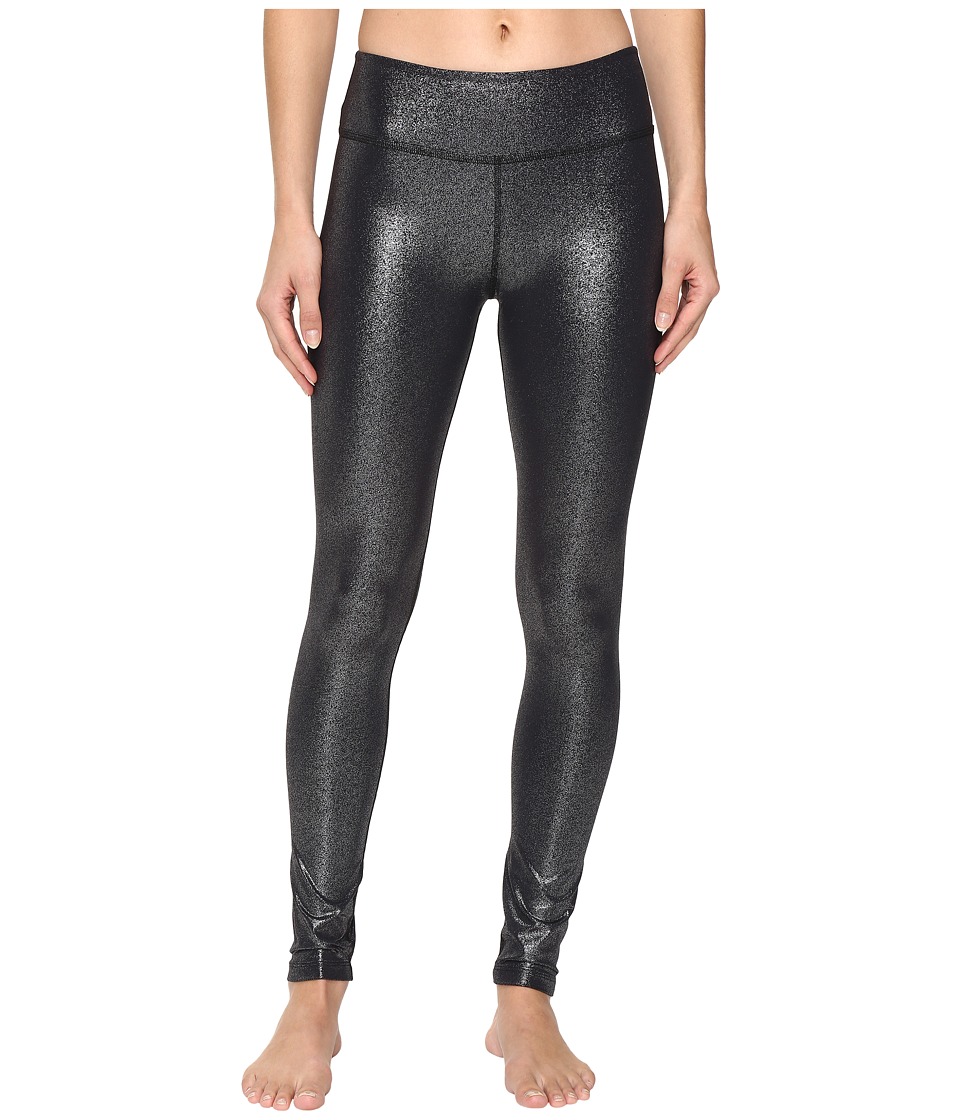 Beyond Yoga Essential Long Leggings (Black/Silver Foil) Women