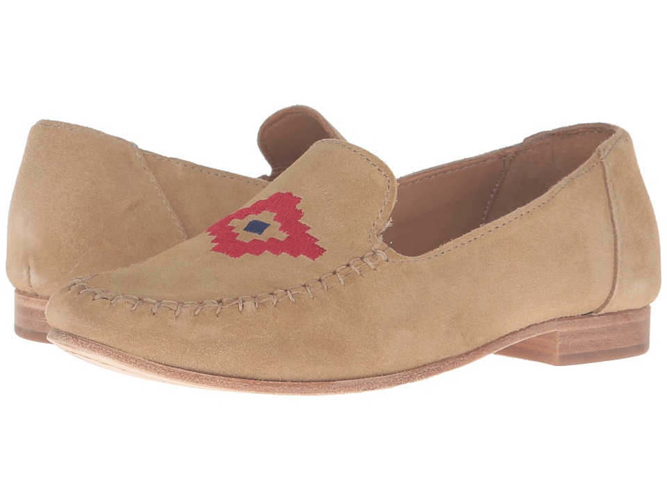 Soludos Loafer Embroidered (Stone Suede) Women