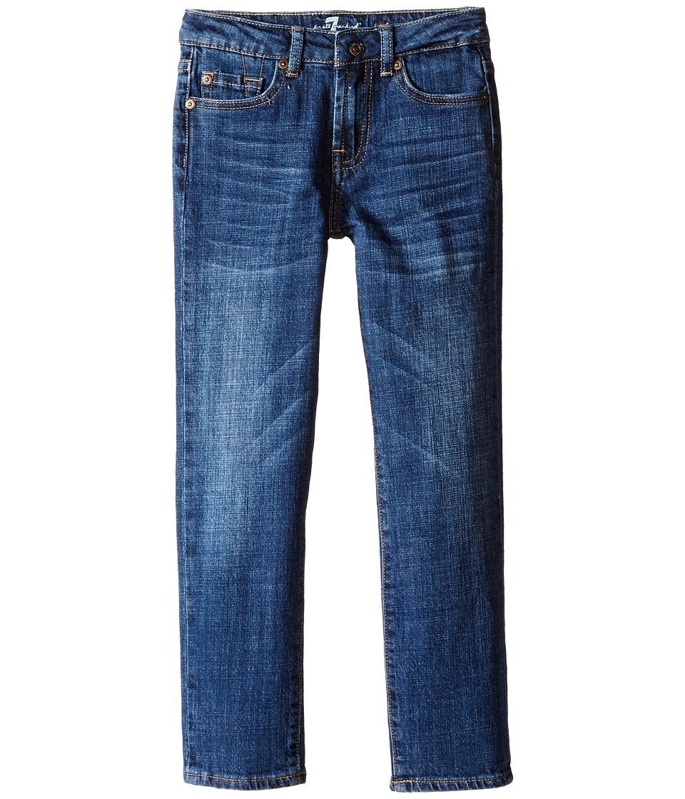7 For All Mankind Kids Standard Vintage Straight Leg Denim Jeans in White (Little Kids/Big Kids) (White) Boy