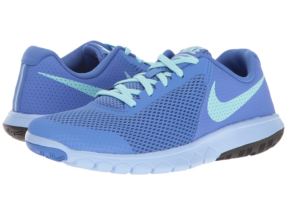 Nike Kids Flex Experience 5 (Big Kid) (Medium Blue/Still Blue/Aluminum/Black) Girls Shoes
