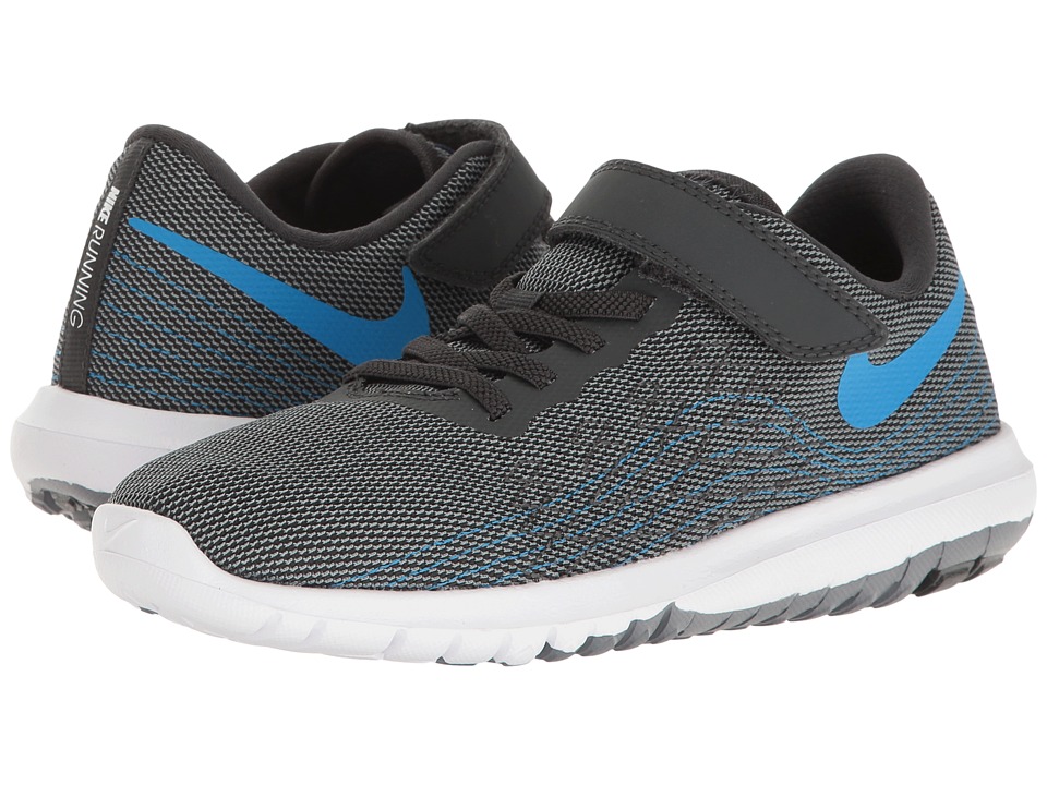 Nike Kids Flex Fury 2 (Little Kid) (Anthracite/Photo Blue/Cool Grey/White) Boys Shoes