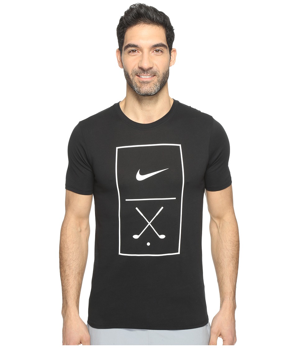Nike Golf Graphic Tee (Black/White) Men
