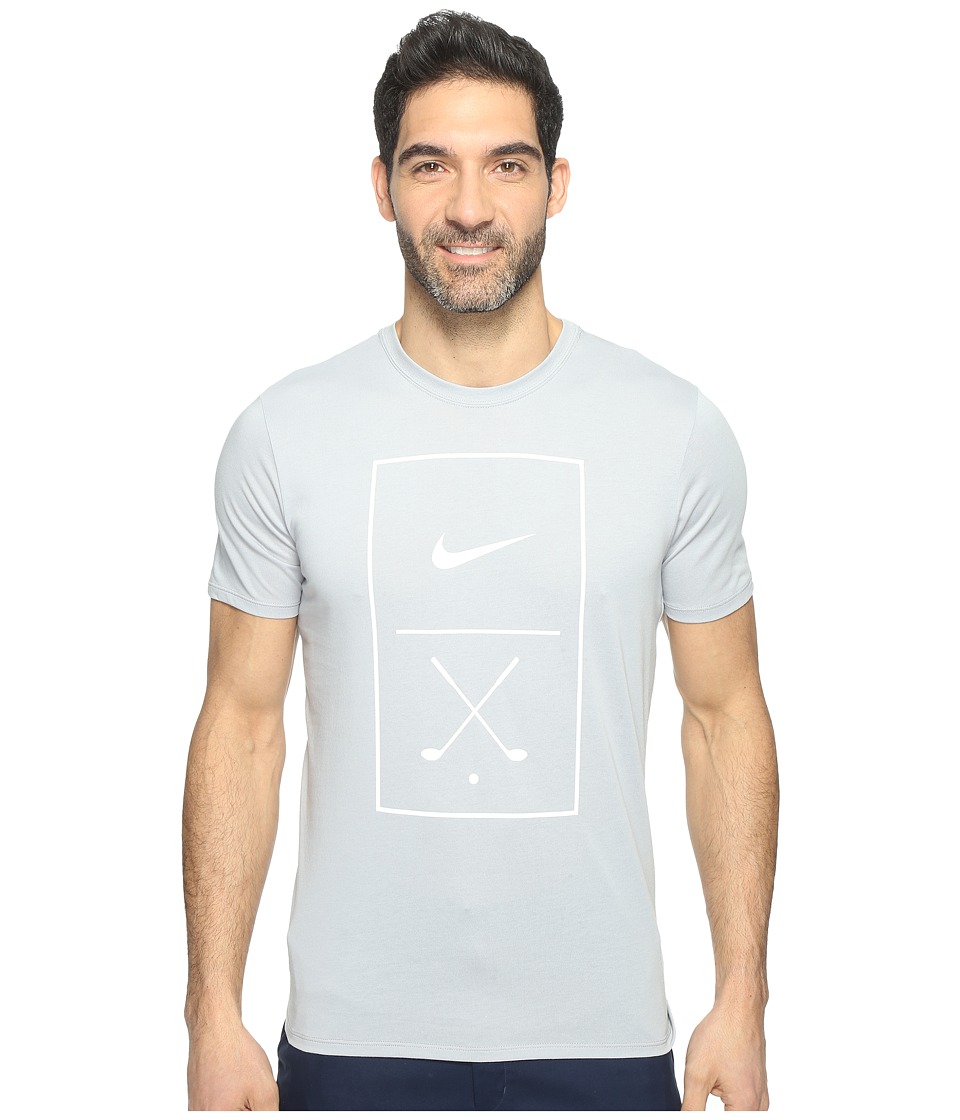 Nike Golf Graphic Tee (Wolf Grey/White) Men